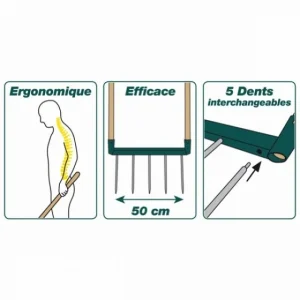 Meilleur prix ? BIOGRIF LEBORGNE 5 DENTS VERSION BOITE CARTON -320301 ? 8