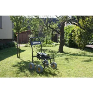 Tout neuf ? DEVIDOIR HAEMMERLIN 4 ROUES 110 M ÉQUIPÉ DE ROUES INCREVABLES ! – 340003001 ? 10