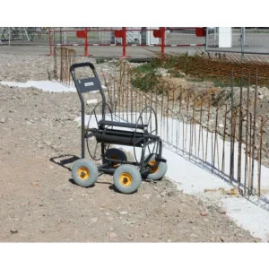 Tout neuf ? DEVIDOIR HAEMMERLIN 4 ROUES 110 M ÉQUIPÉ DE ROUES INCREVABLES ! – 340003001 ? 12