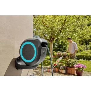 Tout neuf ❤️ Dévidoir Automatique Mural RollUp GARDENA M 20 M – 1861020 ? 9